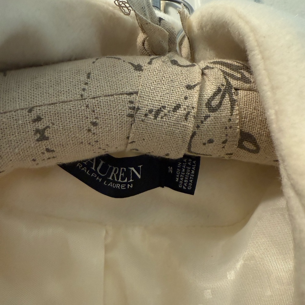 Ralph Lauren Cream Trench Coat - Picture 4 of 7